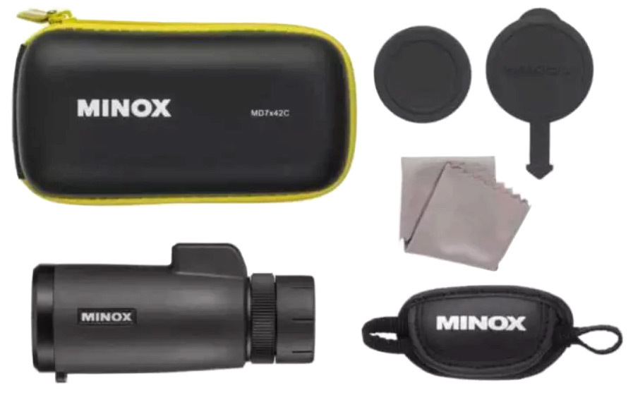 Монокуляр MINOX MD 7x42 C Black з компасом і далекомірною сіткою Фото 4